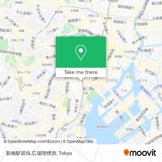 新橋駅前SL広場喫煙所 map