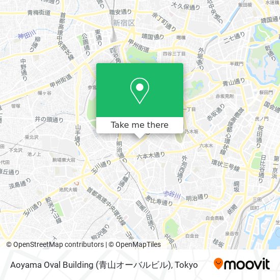 Aoyama Oval Building (青山オーバルビル) map
