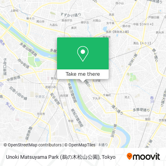 Unoki Matsuyama Park (鵜の木松山公園) map