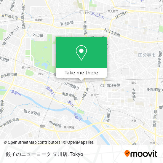 餃子のニューヨーク 立川店 map