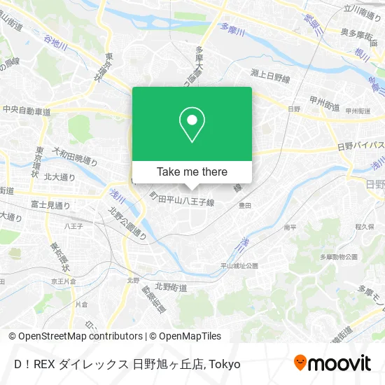 D！REX ダイレックス 日野旭ヶ丘店 map