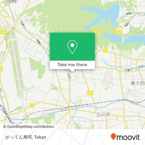 がってん寿司 map