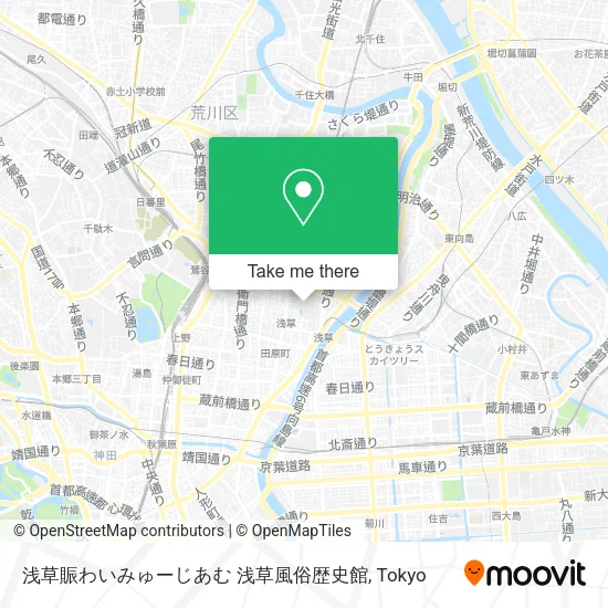 浅草賑わいみゅーじあむ 浅草風俗歴史館 map