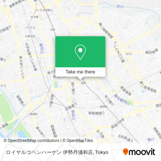 ロイヤルコペンハーゲン 伊勢丹浦和店 map