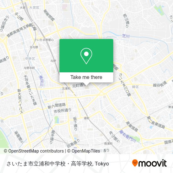さいたま市立浦和中学校・高等学校 map