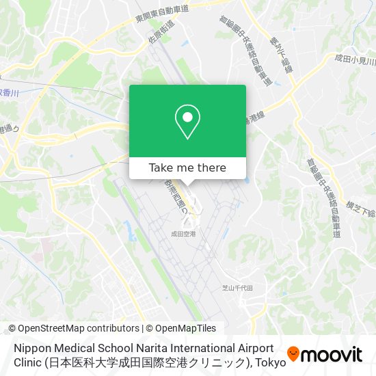 Nippon Medical School Narita International Airport Clinic (日本医科大学成田国際空港クリニック) map