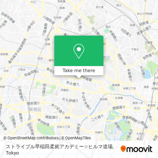 ストライプル早稲田柔術アカデミー☆ヒルマ道場 map