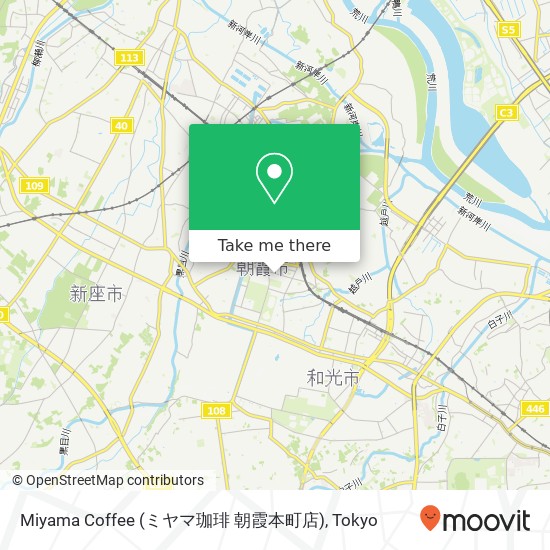 Miyama Coffee (ミヤマ珈琲 朝霞本町店) map