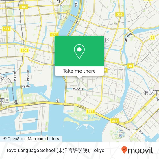 Toyo Language School (東洋言語学院) map