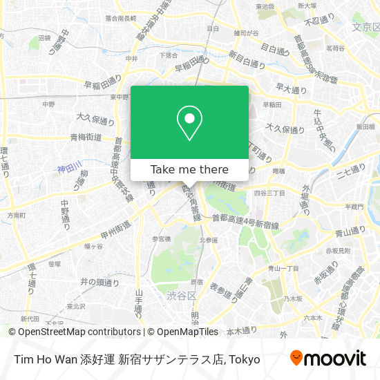 Tim Ho Wan 添好運 新宿サザンテラス店 map