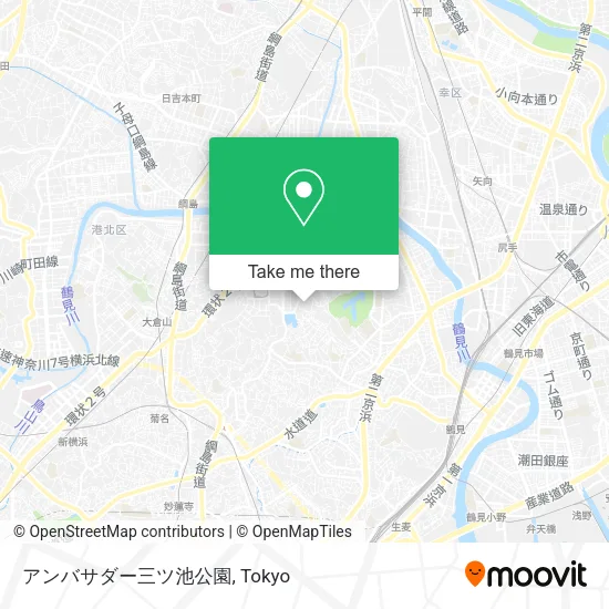 アンバサダー三ツ池公園 map