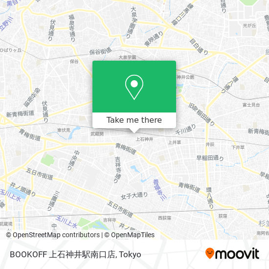 BOOKOFF 上石神井駅南口店 map