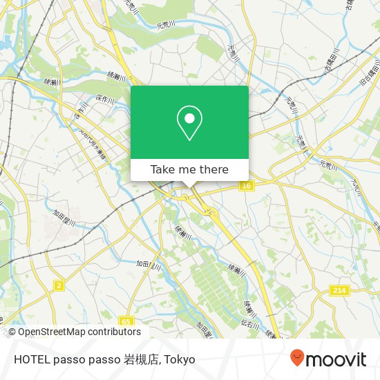 HOTEL passo passo 岩槻店 map