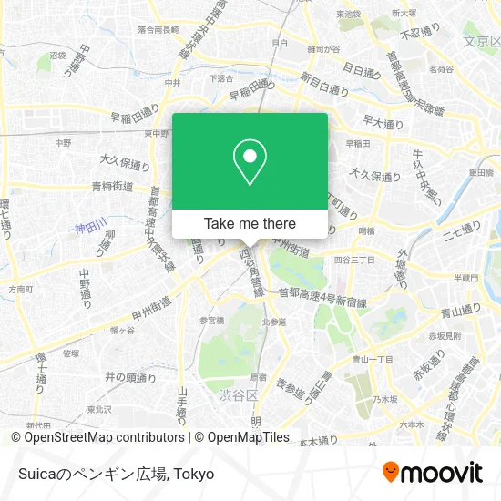 Suica Penguin Square map
