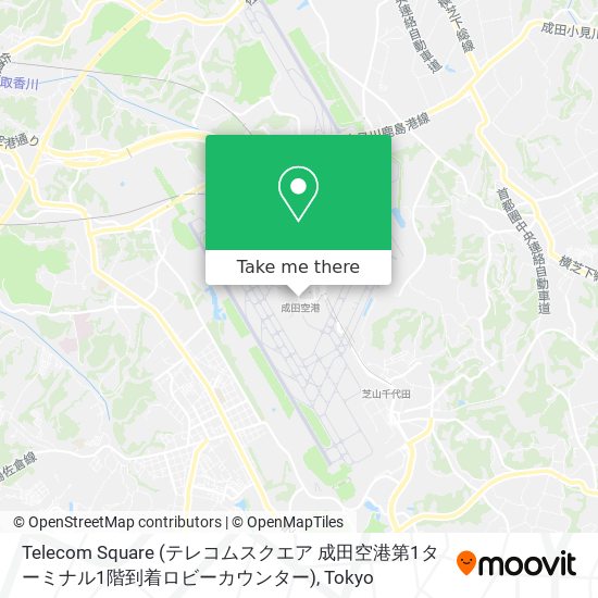 Telecom Square (テレコムスクエア 成田空港第1ターミナル1階到着ロビーカウンター) map