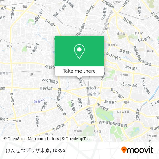 けんせつプラザ東京 map