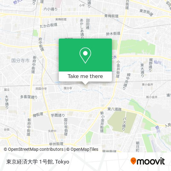 東京経済大学 1号館 map