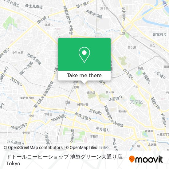 ドトールコーヒーショップ 池袋グリーン大通り店 map