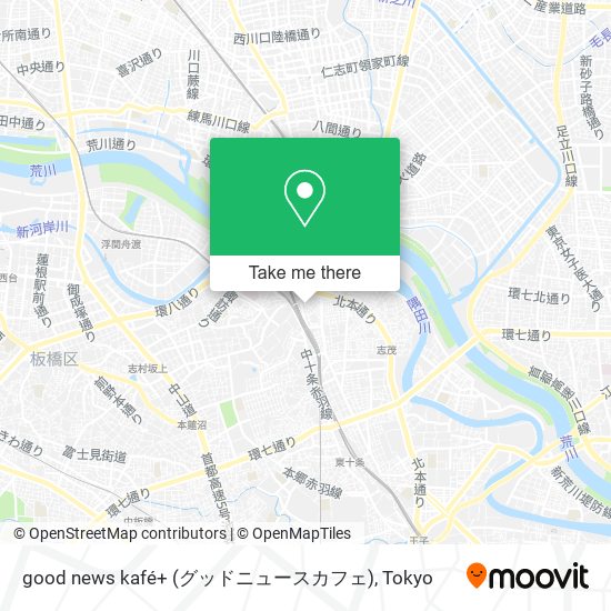 good news kafé+ (グッドニュースカフェ) map