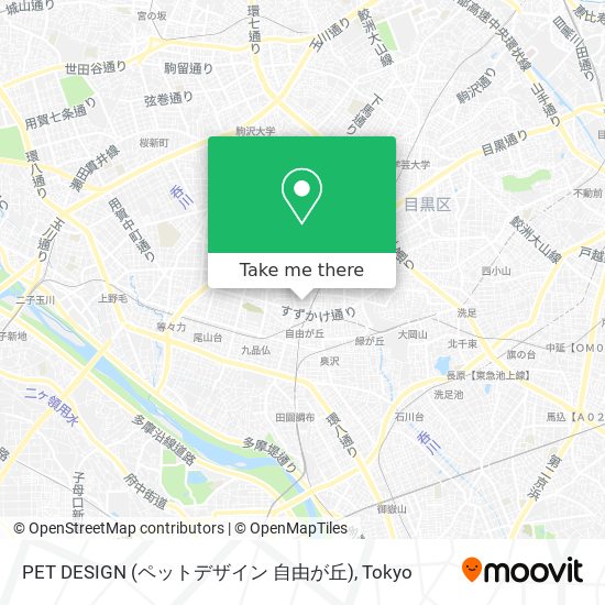 PET DESIGN (ペットデザイン 自由が丘) map