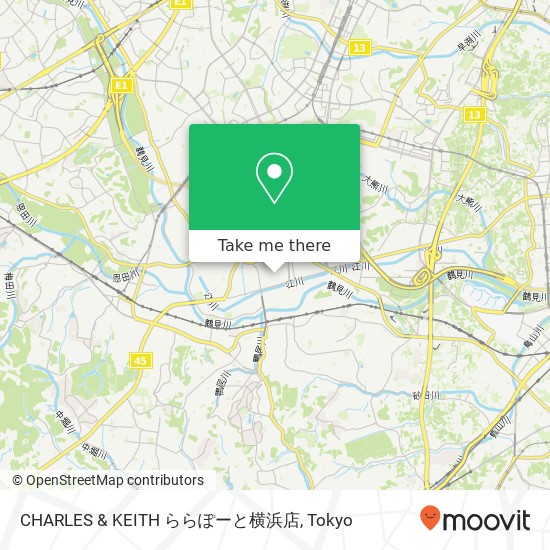 CHARLES & KEITH ららぽーと横浜店 map