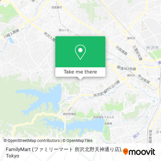 FamilyMart (ファミリーマート 所沢北野天神通り店) map