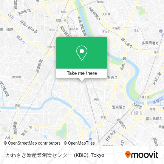 かわさき新産業創造センター (KBIC) map