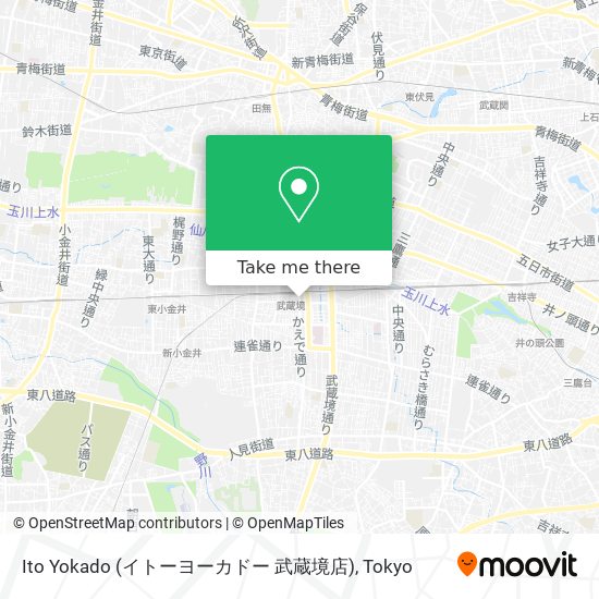 Ito Yokado (イトーヨーカドー 武蔵境店) map