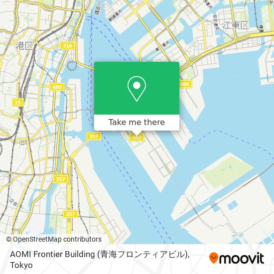 AOMI Frontier Building (青海フロンティアビル) map
