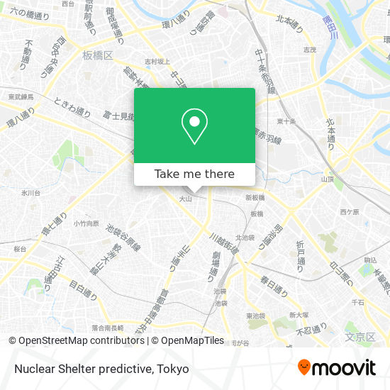 Nuclear Shelter predictive map