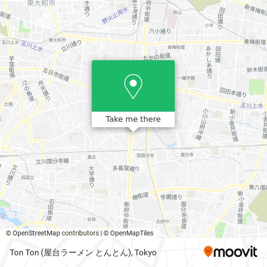 Ton Ton (屋台ラーメン とんとん) map
