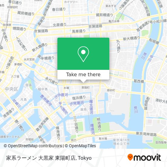 家系ラーメン 大黒家 東陽町店 map