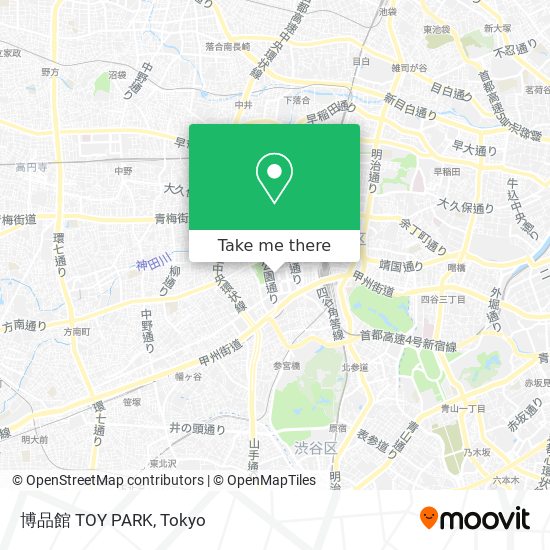 How To Get To 博品館 Toy Park In 中野区 By Bus