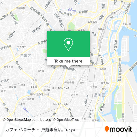 カフェ ベローチェ 戸越銀座店 map