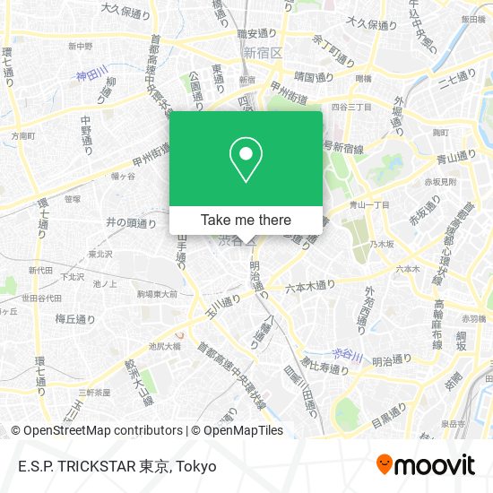 E.S.P. TRICKSTAR 東京 map