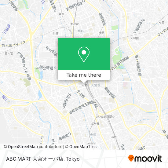 ABC MART 大宮オーパ店 map