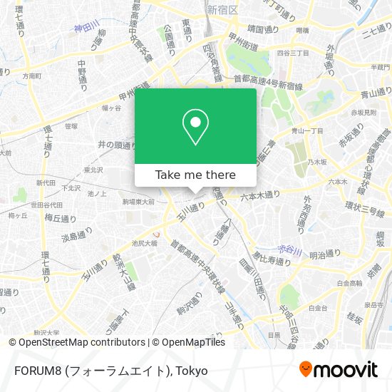 How To Get To Forum8 フォーラムエイト In 渋谷区 By Bus