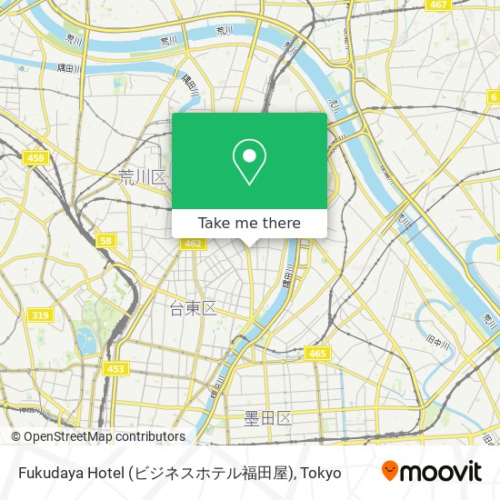 Fukudaya Hotel (ビジネスホテル福田屋) map
