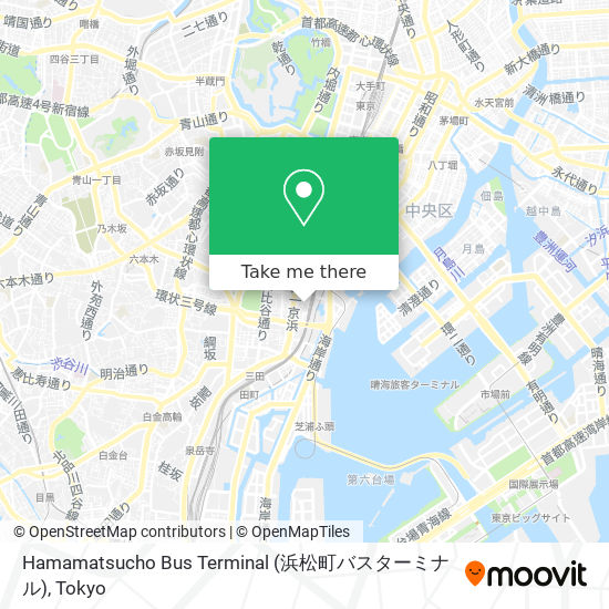Hamamatsucho Bus Terminal (浜松町バスターミナル) map