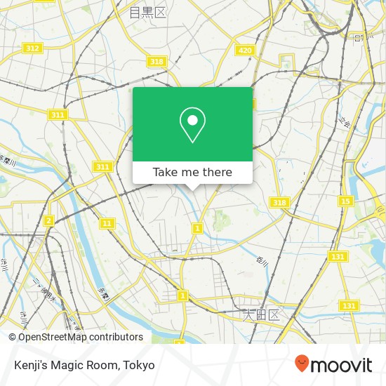 Kenji's Magic Room map