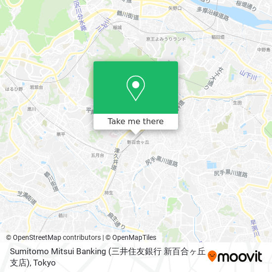 Sumitomo Mitsui Banking (三井住友銀行 新百合ヶ丘支店) map