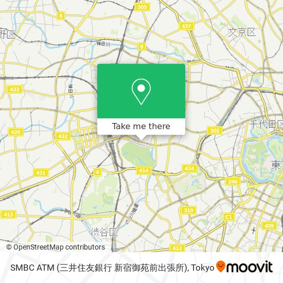 How To Get To Smbc Atm 三井住友銀行 新宿御苑前出張所 In 新宿区 By Bus Moovit