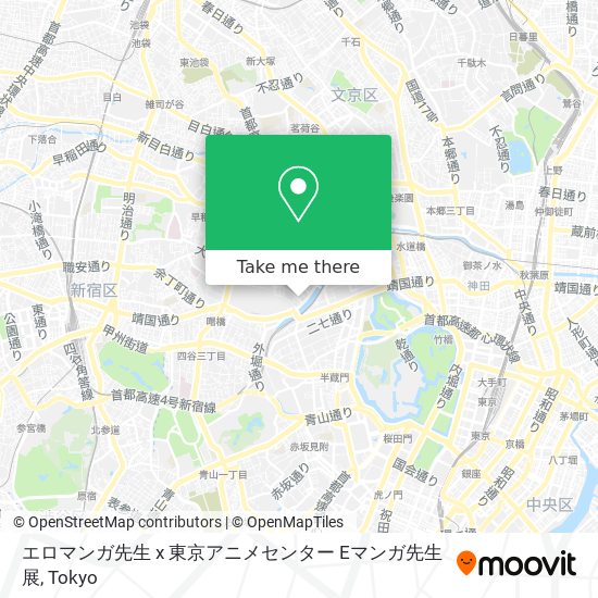 エロマンガ先生 x 東京アニメセンター Eマンガ先生展 map