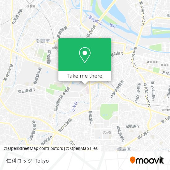 仁科ロッジ map