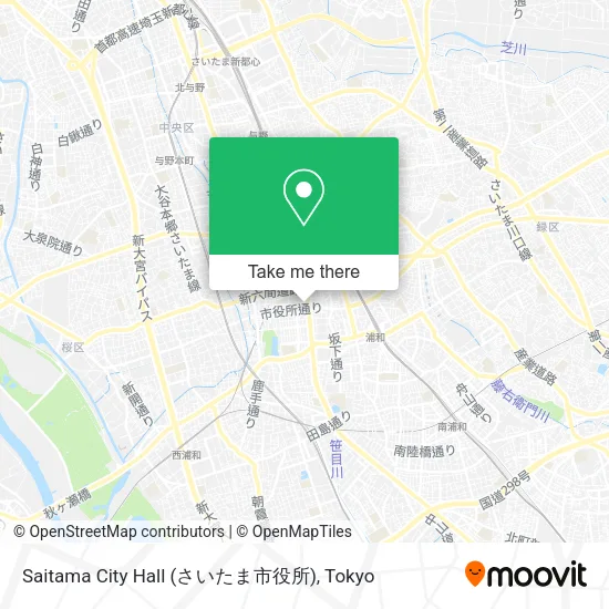 Saitama City Hall (さいたま市役所) map