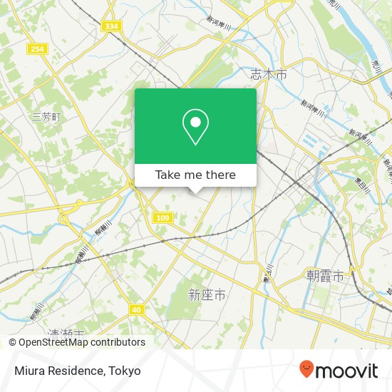 Miura Residence map