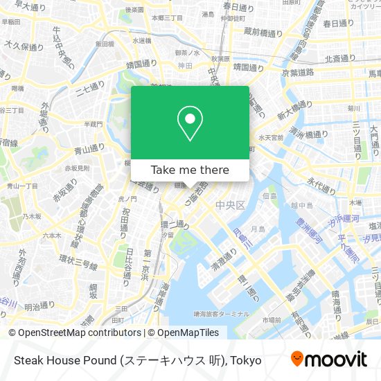 Steak House Pound (ステーキハウス 听) map