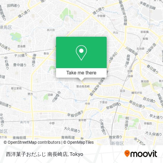 西洋菓子おだふじ 南長崎店 map
