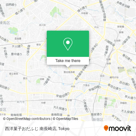 西洋菓子おだふじ 南長崎店 map
