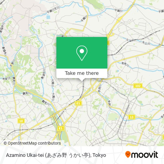 Azamino Ukai-tei (あざみ野 うかい亭) map